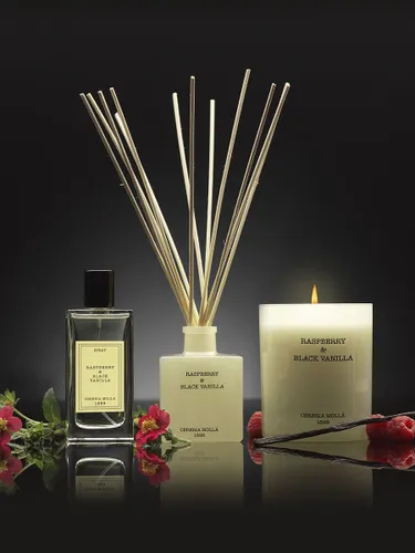 Свеча Cereria Molla Raspberry and Black vanilla 230 г 2