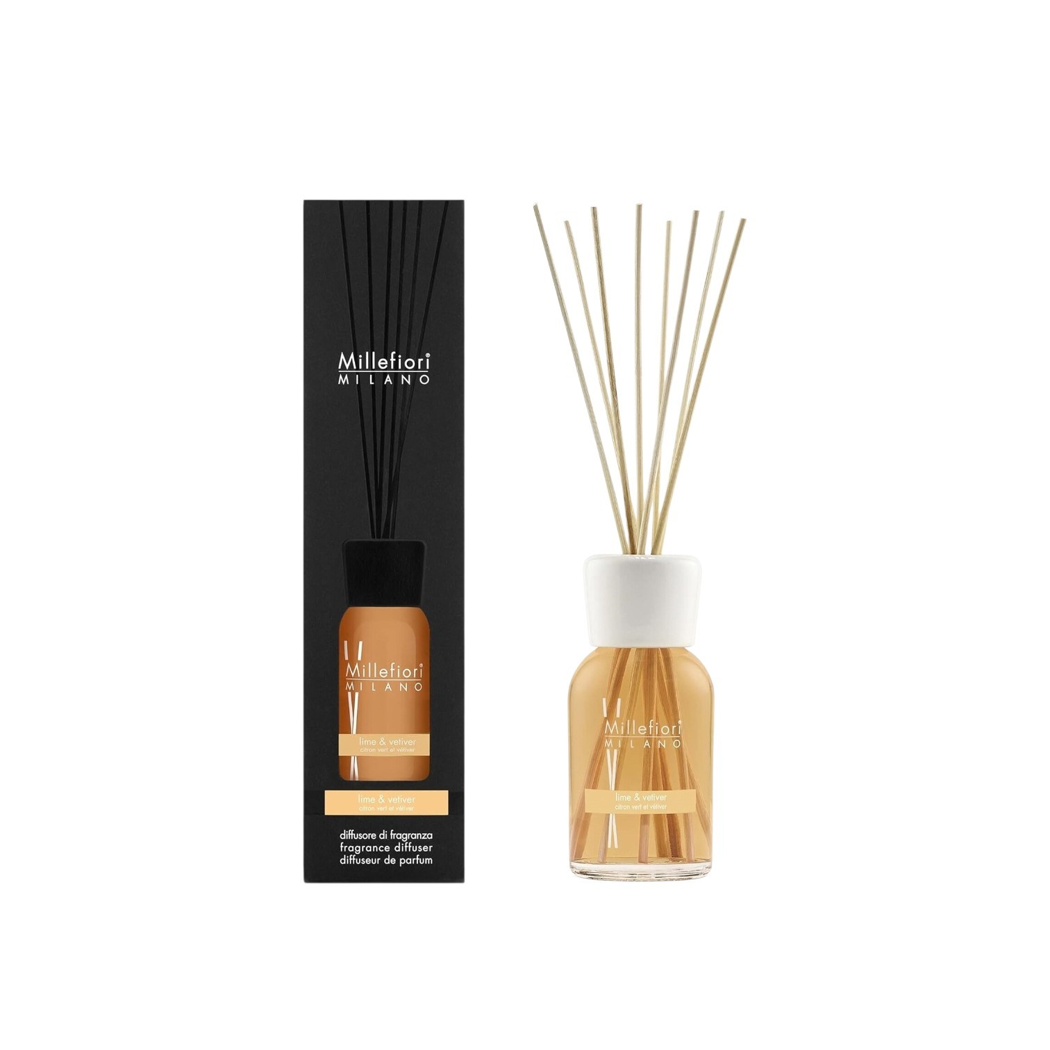 Диффузор Millefiori Lime & Vetiver (лайм и ветивер) 250 мл