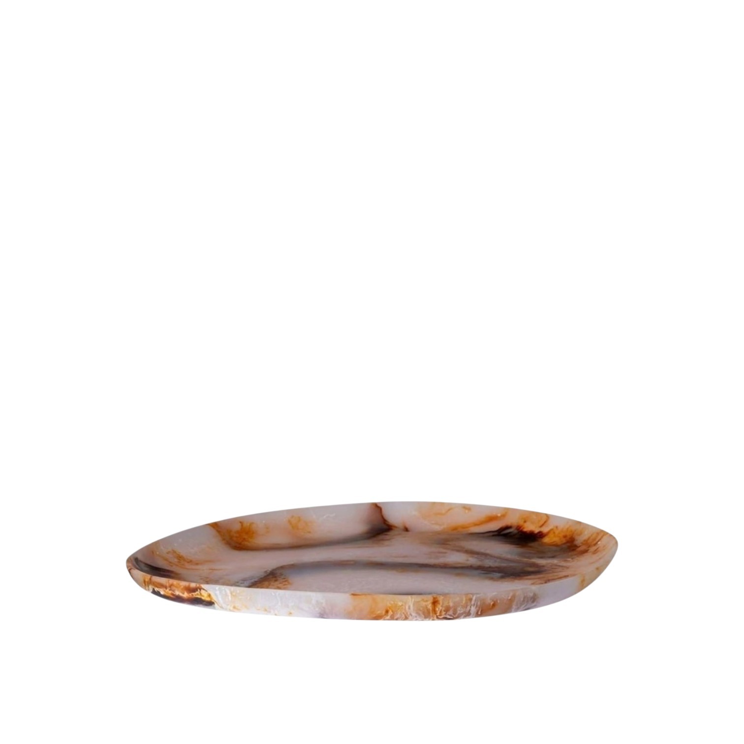 Поднос Fink коричневый мрамор 3*37*33