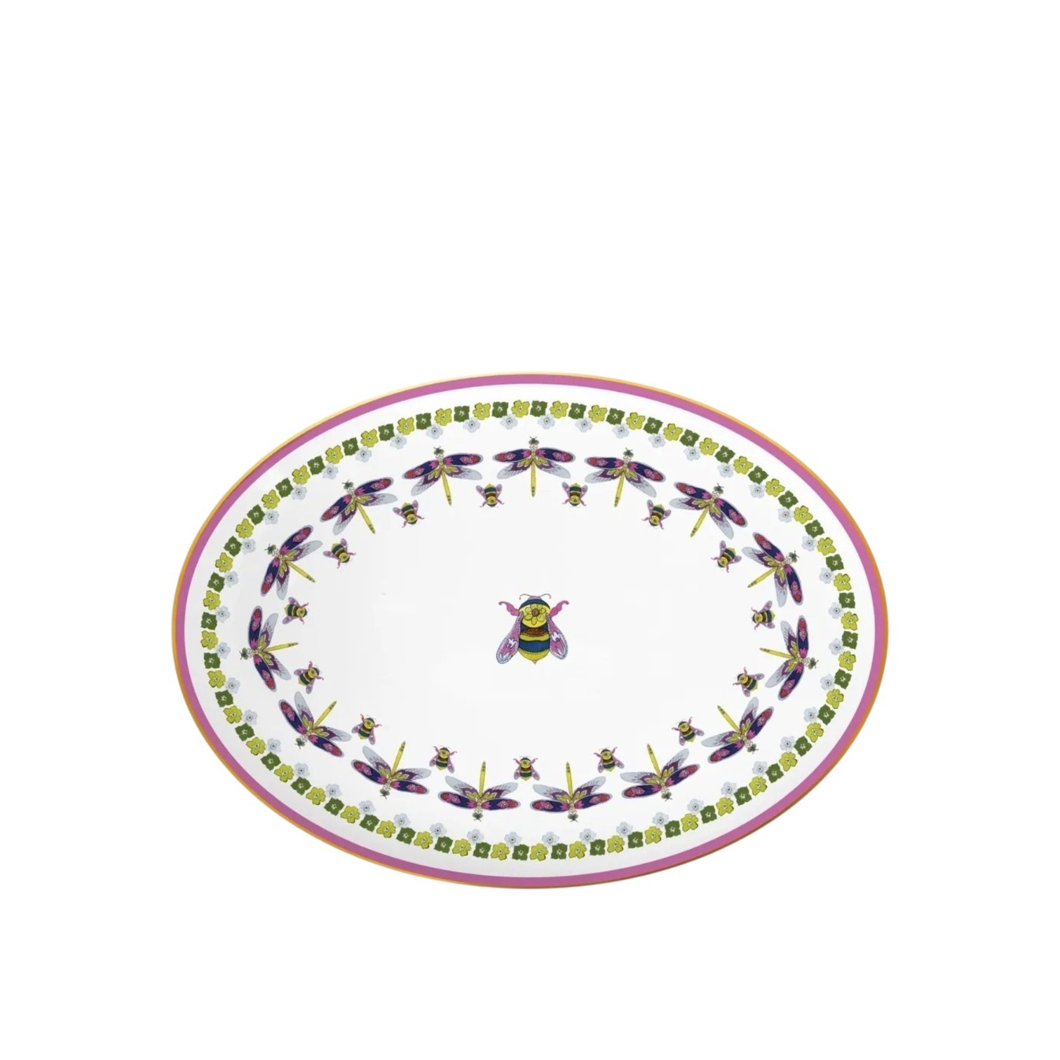 Блюдо овальное Baci Milano Amazzonia 26*36 см