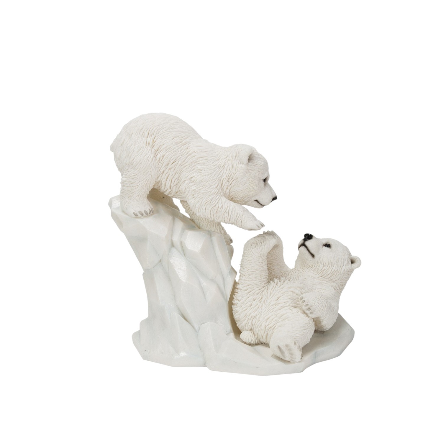 Фигурка полярные шалуны мишки на льдине 30*19*26 см