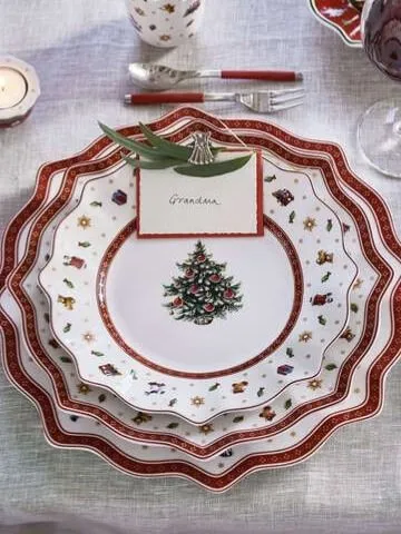 Блюдо Ёлка белое Villeroy & Boch 35см 5
